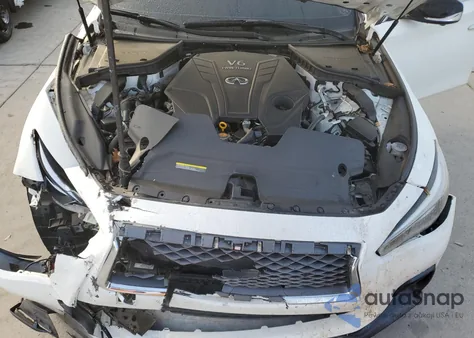 2019 Infiniti Q50 Red Sport 400 from USA, damaged, VIN JN1FV7AP3KM760311